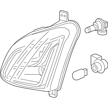 GM 84226250 Lamp Assembly, Front Fog