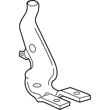 GM 23133547 Duct, Floor Rear Air Outlet