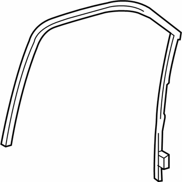 GM 23231909 Weatherstrip Assembly, Front Side Door Window