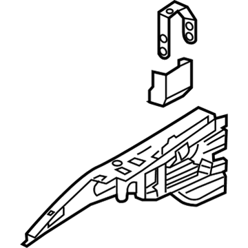 GM 84282941 Rail Assembly, Front Compartment Upper Side