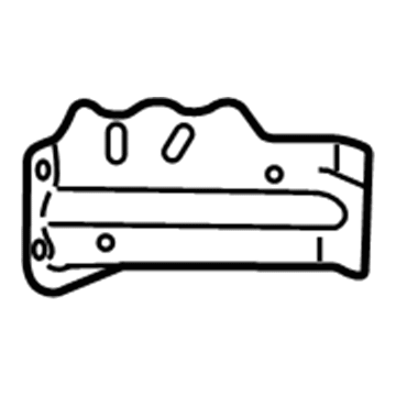GM 23124737 Gusset, Front Compartment Outer Side Rail