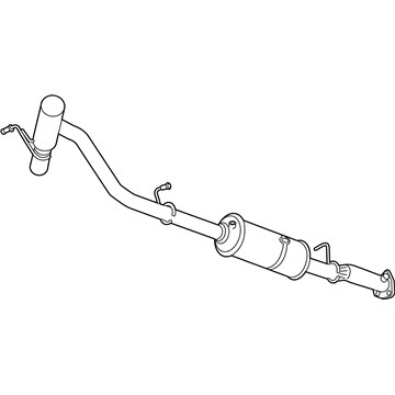84383053 - Genuine GM Filter Assembly, Exh Prtlt (W/ Exh Pipe)