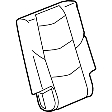 GM 84532816 Cover Assembly, R/Seat Bk *Dune