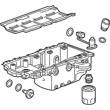 GM 12639931 Pan Assembly, Oil