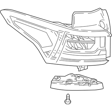 GM 84618035 Lamp Assembly, Rear Body Structure Stop