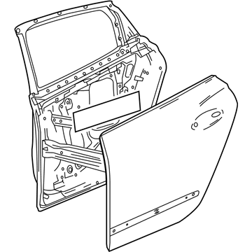 GM 26230717 Door Assembly, Rear Si