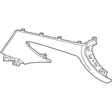 GM 84214359 Panel Assembly, Instrument Panel Lower Trim *Wheat
