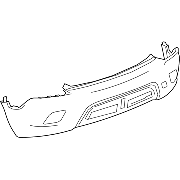 GM 95280200 Fascia, Rear Bumper Lower *Less Finish