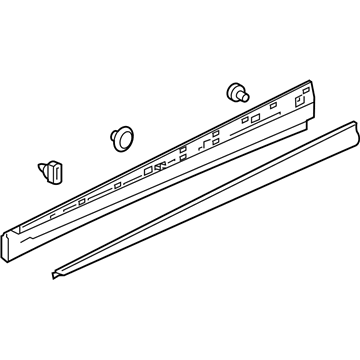 GM 42617380 Molding Assembly, Front S/D Lwr