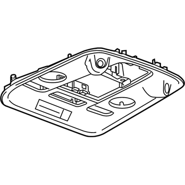 GM 22857523 Plate,Roof Console Opening Trim
