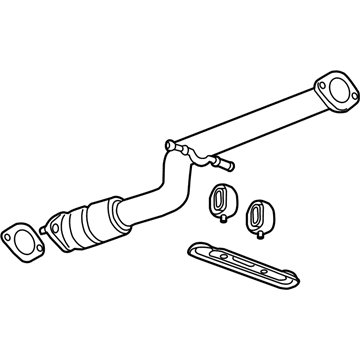 GM 84365708 EXHAUST FRONT PIPE ASSEMBLY