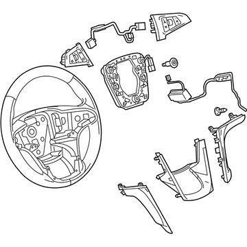GM 20983701 Wheel Assembly, Steering *Cocoa