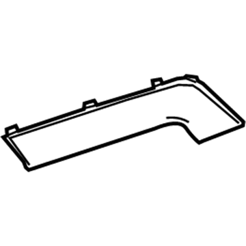 GM 23291512 Trim Assembly, Front Side Door Armrest Cover *Synthesis