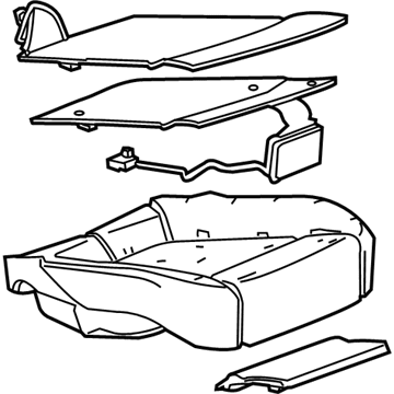 GM 94550598 Pad Assembly, Front Seat Cushion