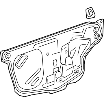 GM 84008361 Deflector Assembly, Front Side Door Water