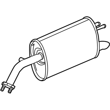 94579486 - Genuine GM Exhaust Muffler Assembly (W/ Tail Pipe)