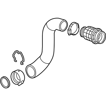 84498032 - Genuine GM Tube Assembly, Chrg Air Clr Inl Air
