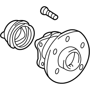 GM 19184270 Rear Wheel Bearing (W/ Bearing & Wheel Speed Sensor)