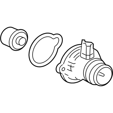 GM 25200455 Thermostat Assembly, Engine Coolant (W/ Water Inlet)