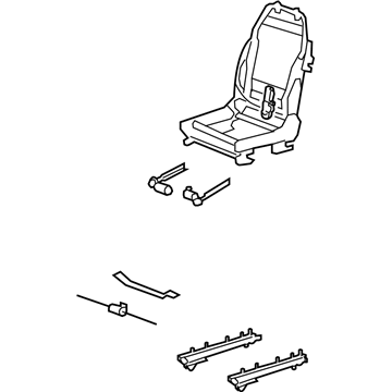 GM 15826466 Frame Assembly, Driver Seat 8Way Power