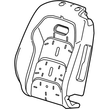 GM 84064385 Pad Assembly, Front Seat Back