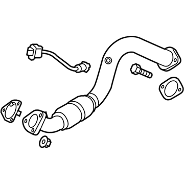 GM 42441993 EXHAUST FRONT PIPE ASSEMBLY