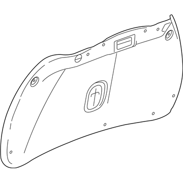 GM 22835057 Trim,Rear Compartment Lid Inner Panel
