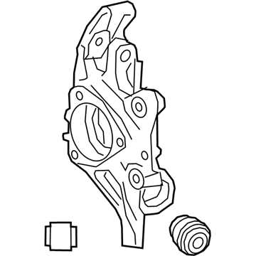 84196218 - Genuine GM Rear Suspension Knuckle Assembly 