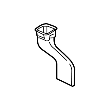GM 22999460 Adapter, Floor Rear Air Outlet Duct