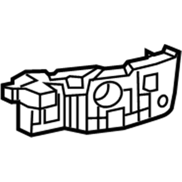 23201882 - Genuine GM Guide Assembly, Front Bumper Fascia