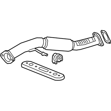 GM 84413788 EXHAUST FRONT PIPE ASSEMBLY