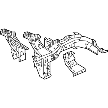 GM 13396750 Rail Assembly, Front Compartment Side