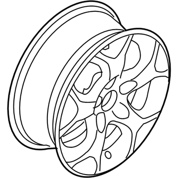 2009 Saturn Astra Spare Wheel - 13242072