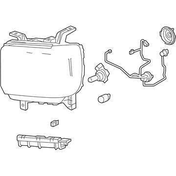 GM 84144049 Headlamp Assembly