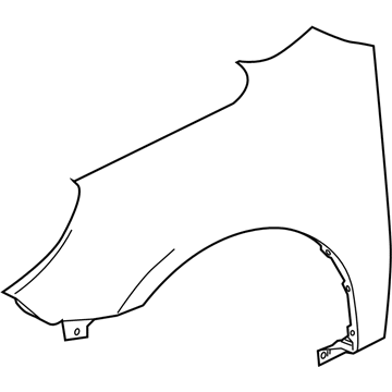 GM 22846918 Panel, Front Fender Outer (Rh)