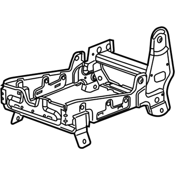 GM 23423270 Frame Assembly, Front Seat Armrest Cover