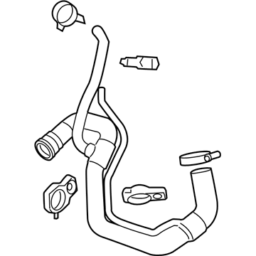 GM 23428265 Hose Assembly, Auxiliary Radiator Outlet