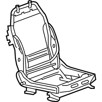 GM 15908711 Frame Assembly, Passenger Seat Ez Entry