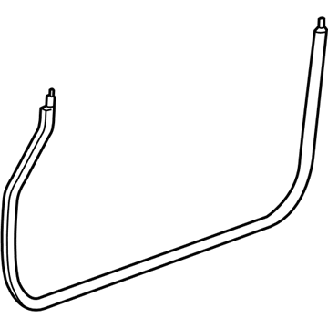 GM 13421020 Weatherstrip Assembly, Front Side Door (Body Side)