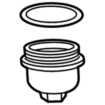 GM 55484645 Cap Assembly, Oil Filter