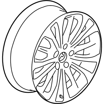 2017 Buick LaCrosse Spare Wheel - 22976144