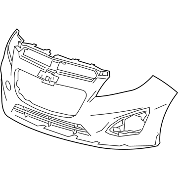 GM 95141821 Front Bumper, Cover