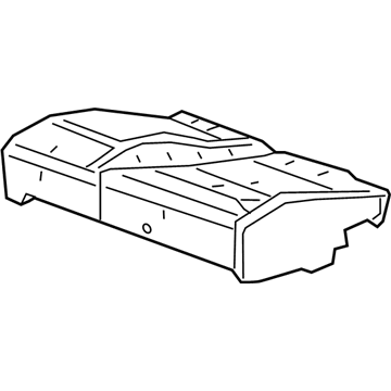 2021 Cadillac XT6 Seat Cushion Pad - 84750888