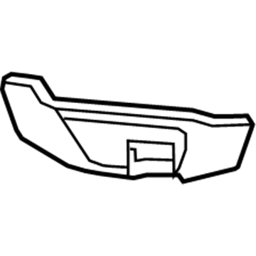 GM 22964639 Panel Assembly, Rear Seat Cushion Trim *Cocoa