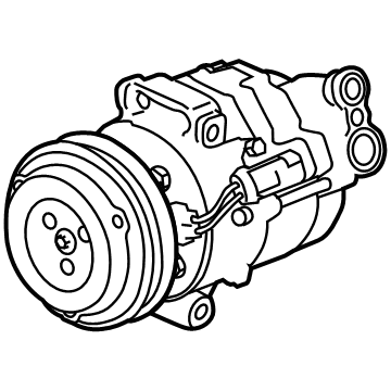 2016 Chevrolet Sonic A/C Compressor - 42699129