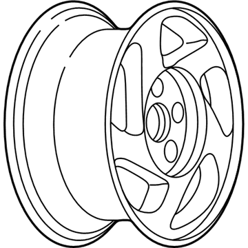 2004 Pontiac Grand Am Spare Wheel - 9595238