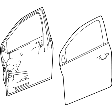 GM 42349032 Door Assembly, Front Side (Lh)
