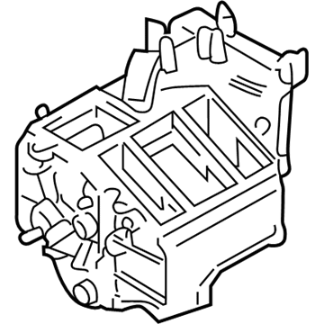 GM 91174881 Case,Heater Upper (On Esn)