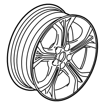 GM 42576165 Wheel Rim, Frt & Rr