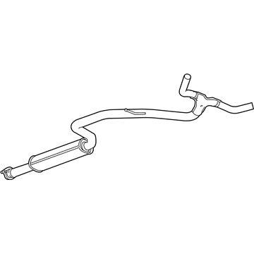 GM 13311786 Pipe Assembly, Exhaust Muffler Front